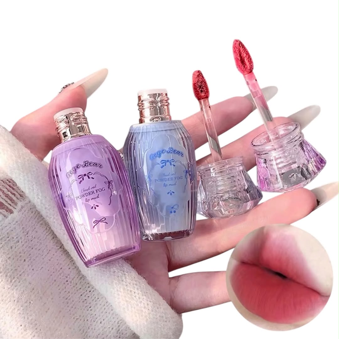 WhatsApp Image 2026-10-03 at 9.45.12 PM-3 GEGE BEAR POWDER FOG LIP MUD - Imagen 1